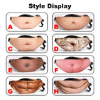 Fun Gifts, 3D Beer Belly Waist Bag, Waterproof, Unisex