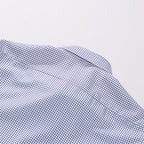 Men's Fitted Short-Sleeved Collared Button-Front Shirt