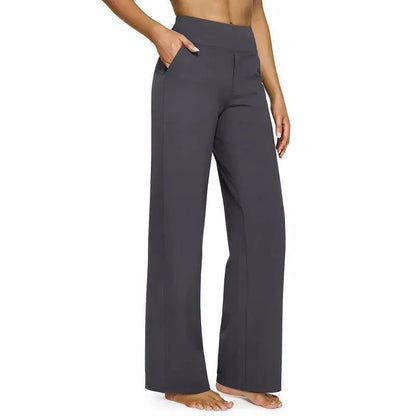 💘Women's High Waist Stretch Wide Leg Suit Pants