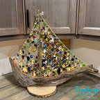 Sea Glass Boat Coastal Ornament