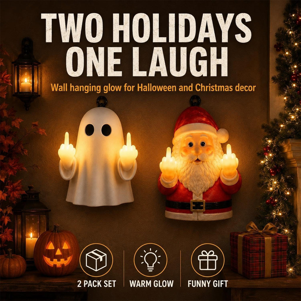 🎅 Santa 👻 Ghost Glowing Night Light 🔥 Now 50% OFF