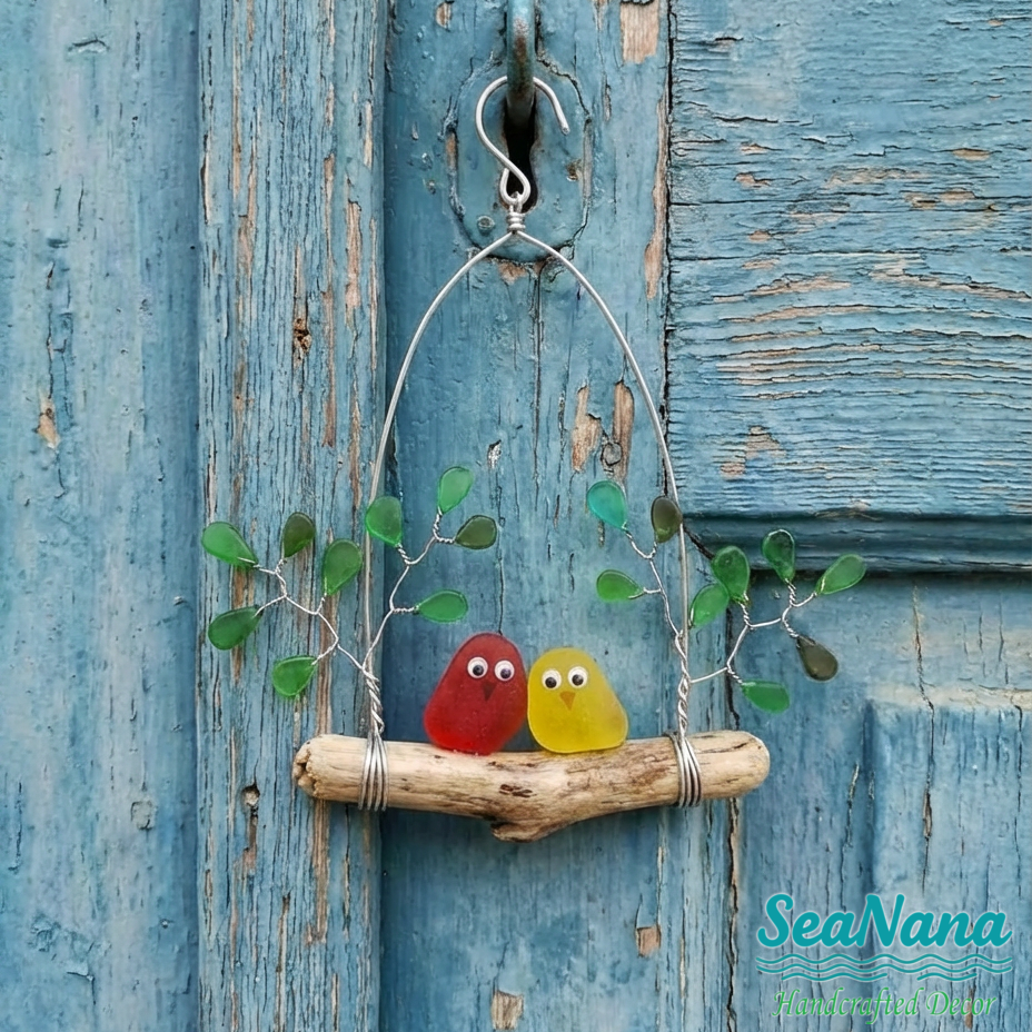 Hanging Bird Branch Decor