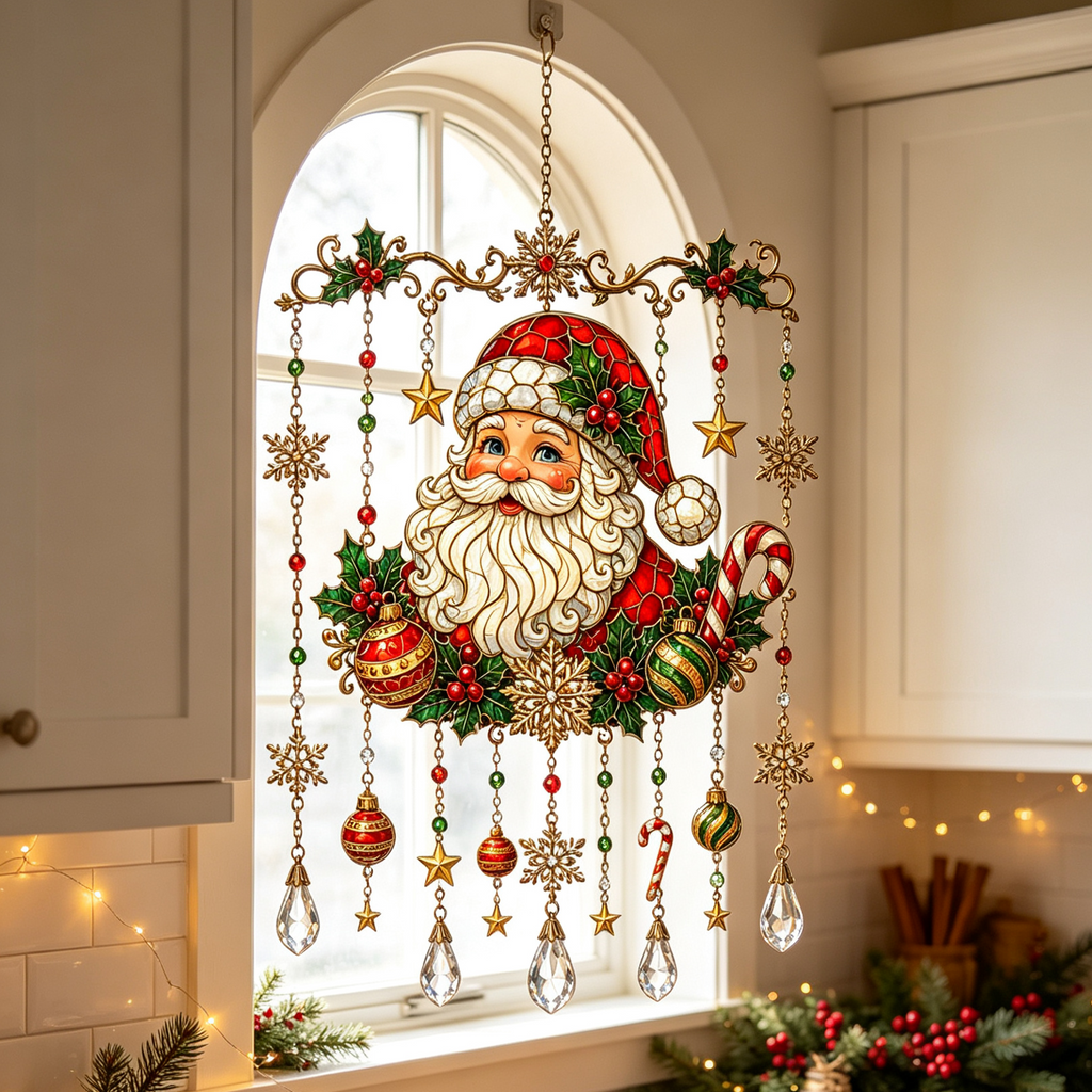 Holiday Stained Glass Ornaments
