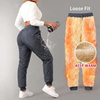 🔥 Women's Autumn/Winter Fleece-Lined Windproof Jogging Pants with Zippered Pockets