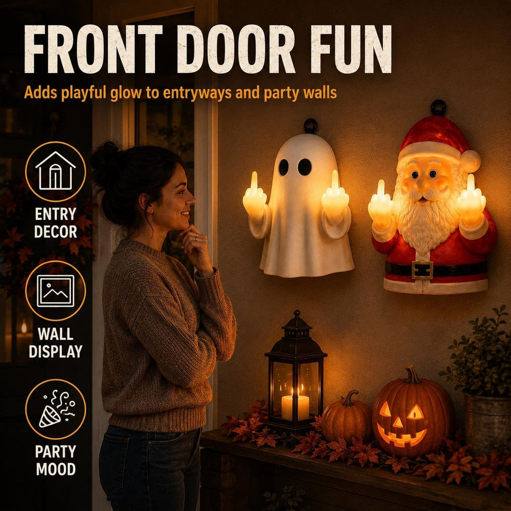 🎅 Santa 👻 Ghost Glowing Night Light 🔥 Now 50% OFF