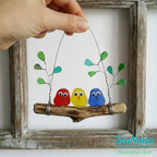 Hanging Bird Branch Decor