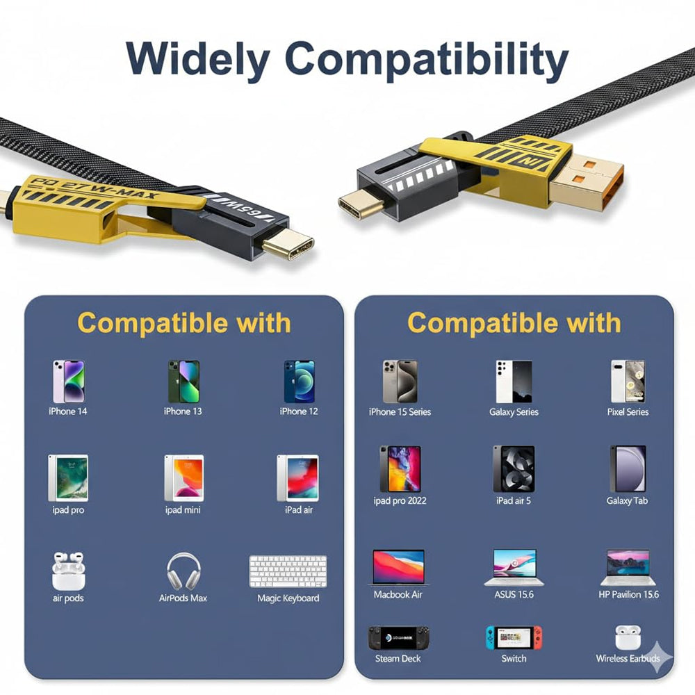 4-in-1 Multi USB Charging Cable