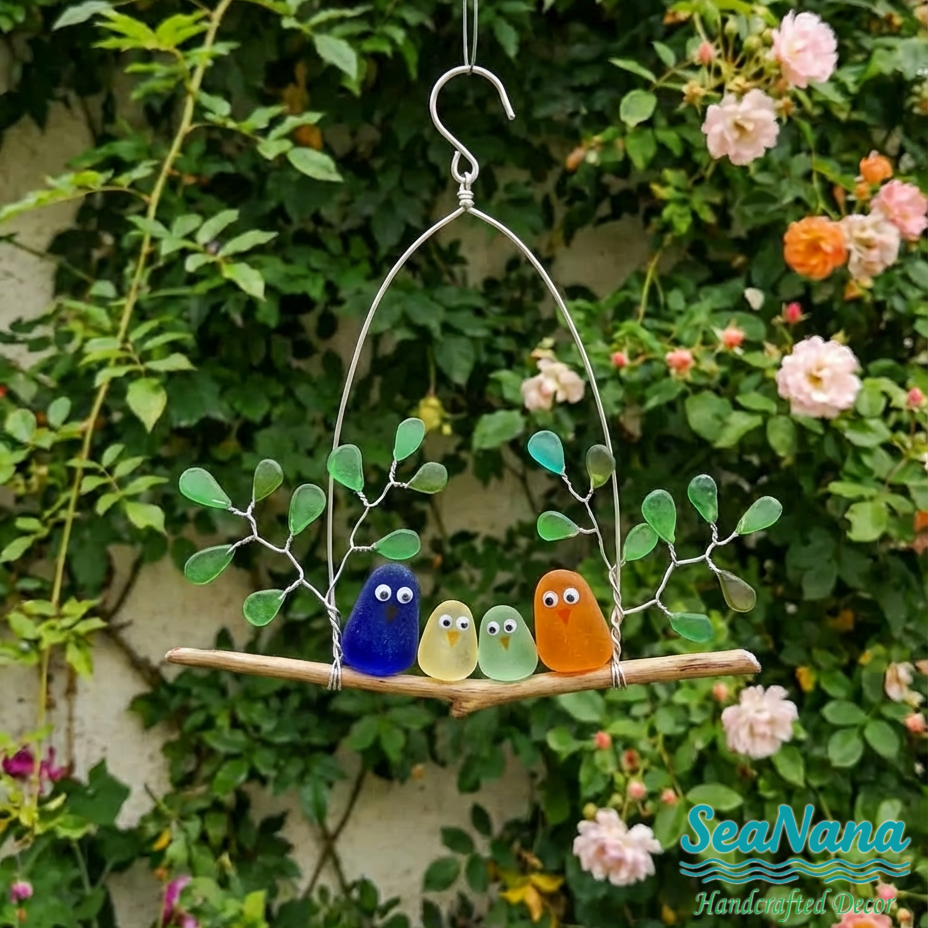 Hanging Bird Branch Decor