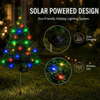 LED Solar Christmas Tree Path Lights