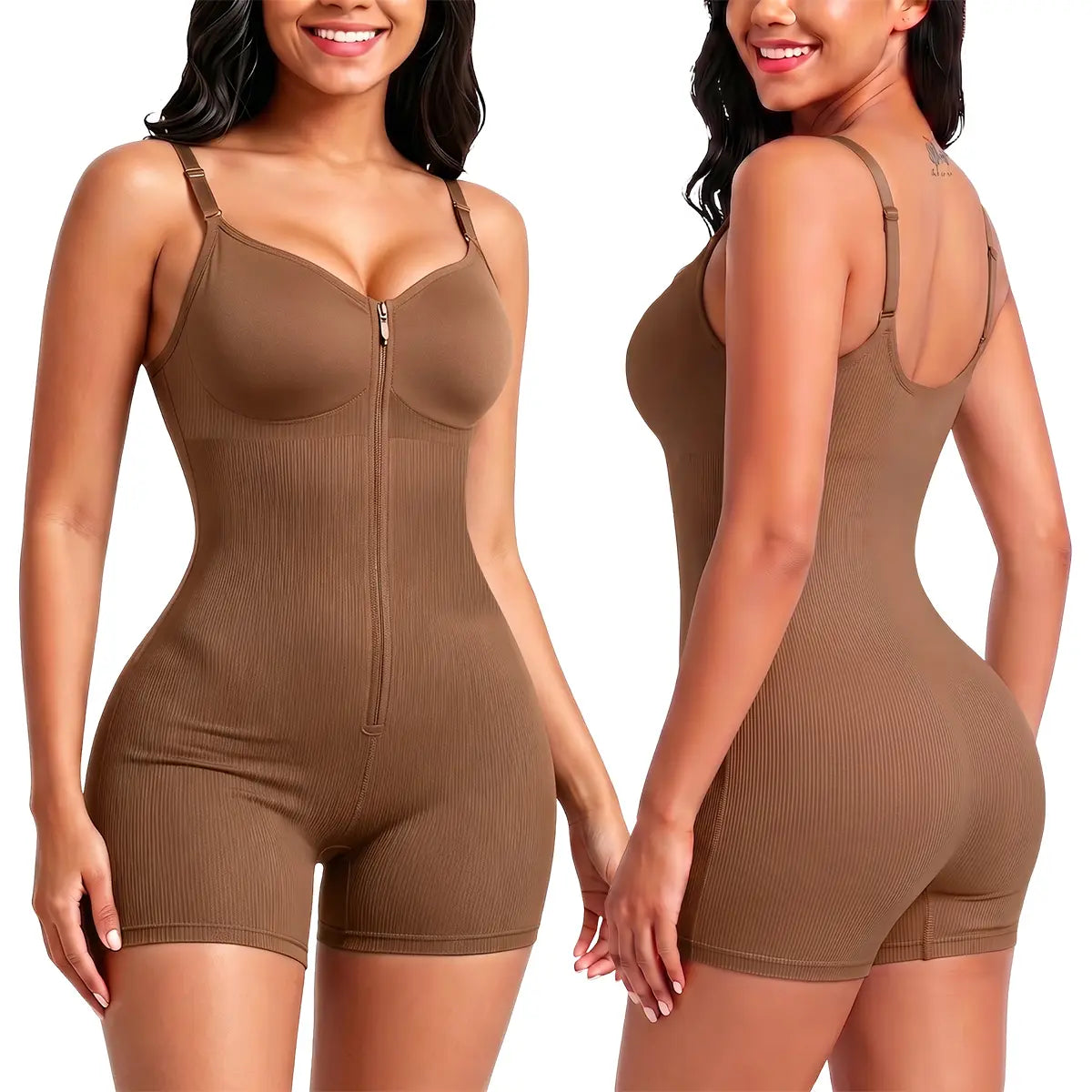 Women’s Colombian Zip-Up Shapewear Bodysuit