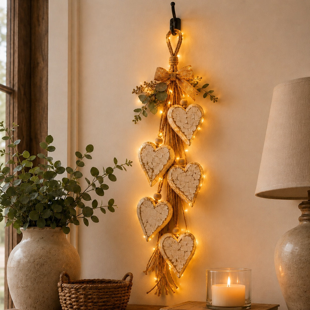 Hanging Heart Wall Decor