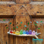 Hanging Bird Branch Decor