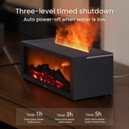 🔥 Fireplace-style simulated flame aromatherapy humidifier