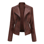 Women's Slim Fit Leather Jacket/Coat