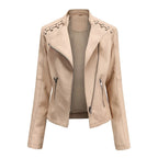 Women's Slim Fit Leather Jacket/Coat