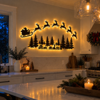 Santa Claus & Reindeer LED Decorative Lights