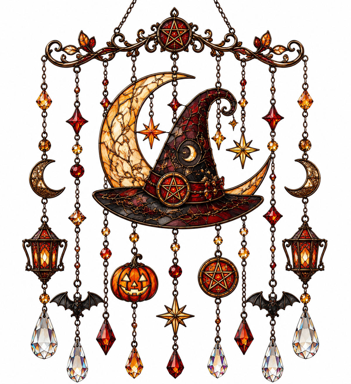 Holiday Stained Glass Ornaments