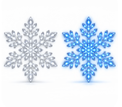 ❄️ LED Snowflake Wall Set ❄️