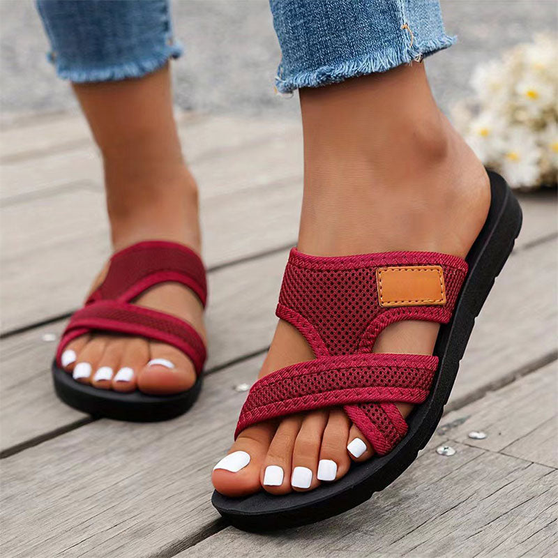 Women's Breathable Mesh Slide Sandals