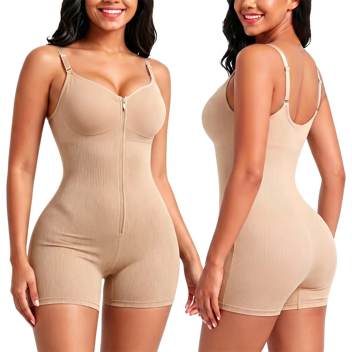 Women’s Colombian Zip-Up Shapewear Bodysuit