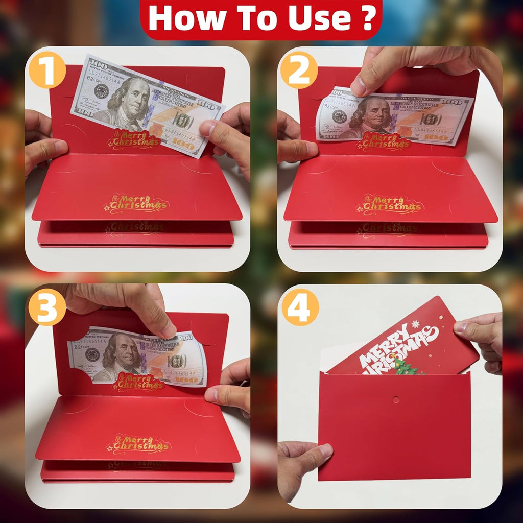 🎄💌 Christmas Cash Gift Envelope - Make Cash Feel Like a Real Gift