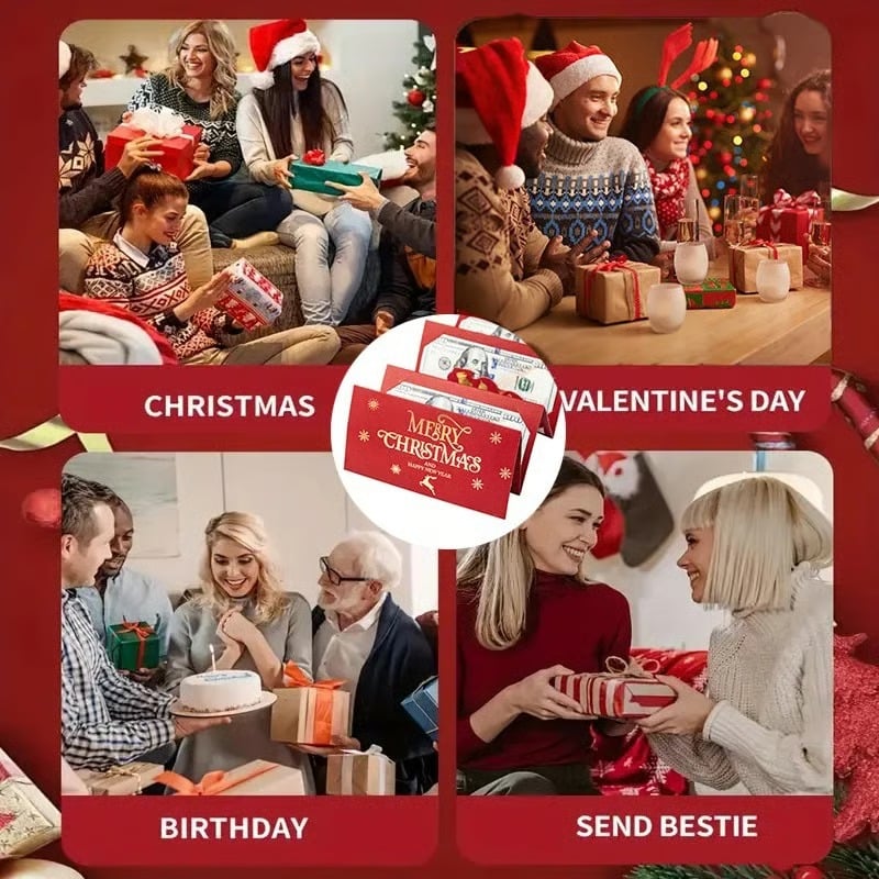🎄💌 Christmas Cash Gift Envelope - Make Cash Feel Like a Real Gift