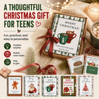 🎄📚Christmas Gift Card Book - 🎁Surprises On Every Page📚Hardcover & Durability Line